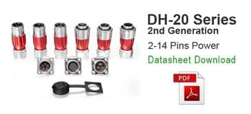 CNLINKO DH-20 2G connector range