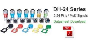 CNLINKO DH-24 connector range